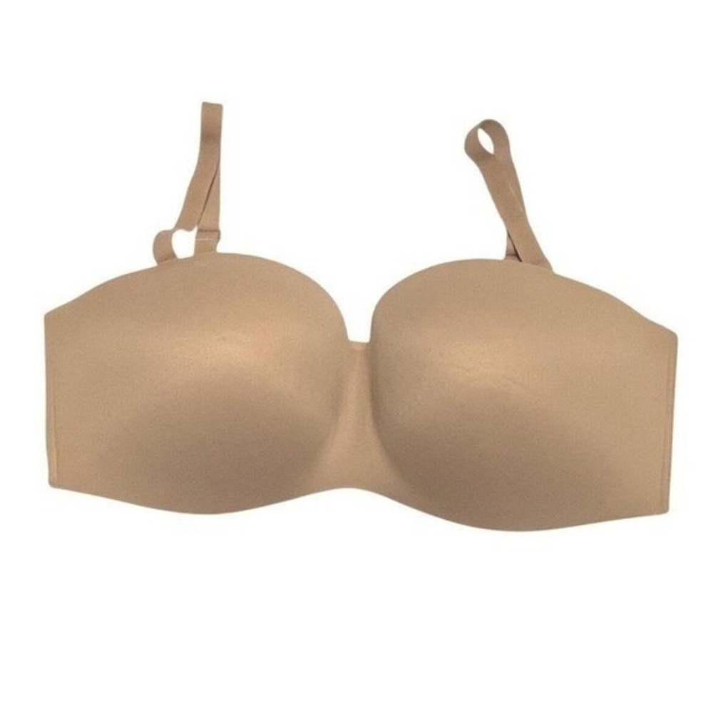Soma Enbliss Stay Put Strapless Multi-Way Bra Tan 40DD Minimalist Foundation